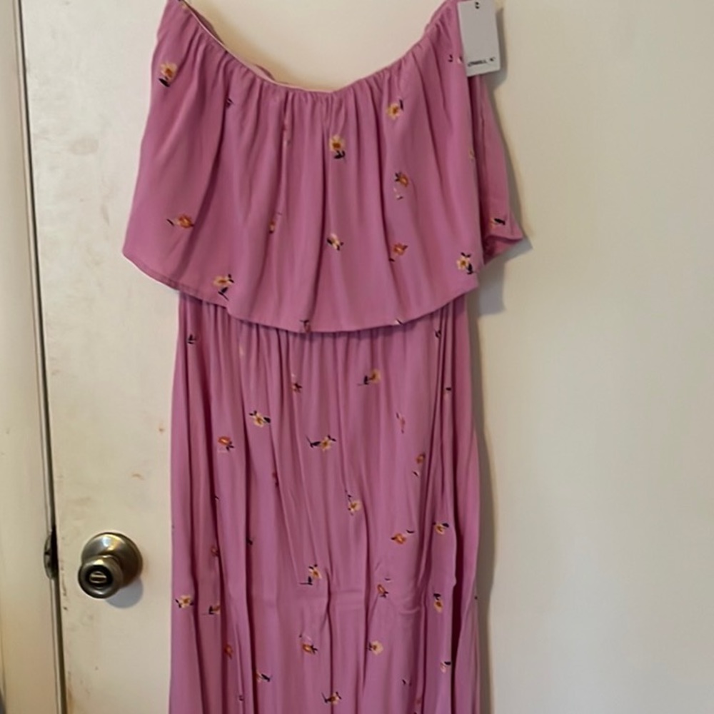 NWT Strapless midi dress